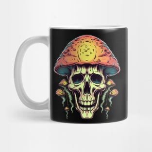 Enigmatic Euphoria Skull Mushroom Mug